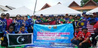 30.7kg sisa laut dikutip penyelam di Pulau Perhentian