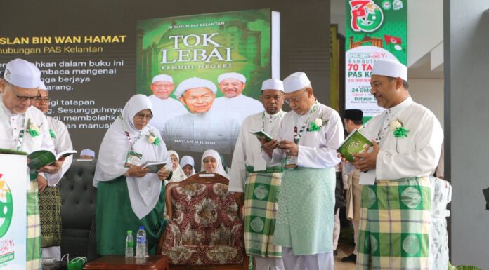 PAS Kelantan lancar buku ‘Tok Lebai Kemudi Negeri’