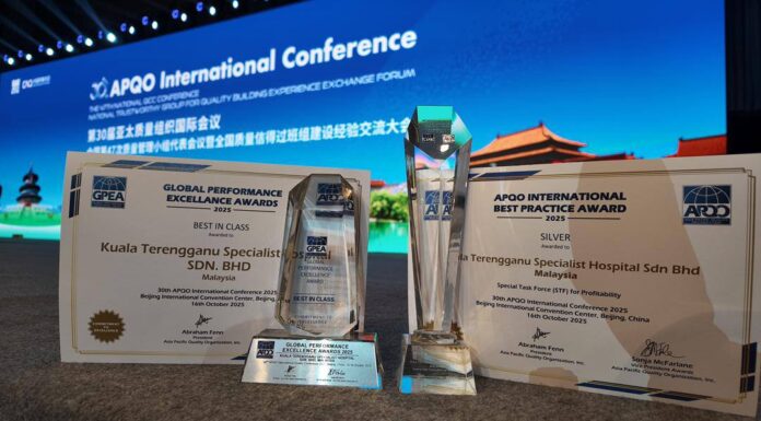 Hospital KMI raih anugerah prestij global APQO