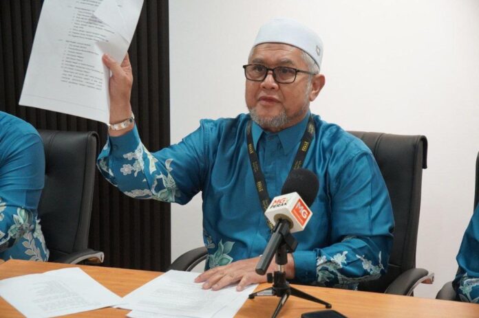 Razman pada sidang media selepas Persidangan Dewan Negeri Perak