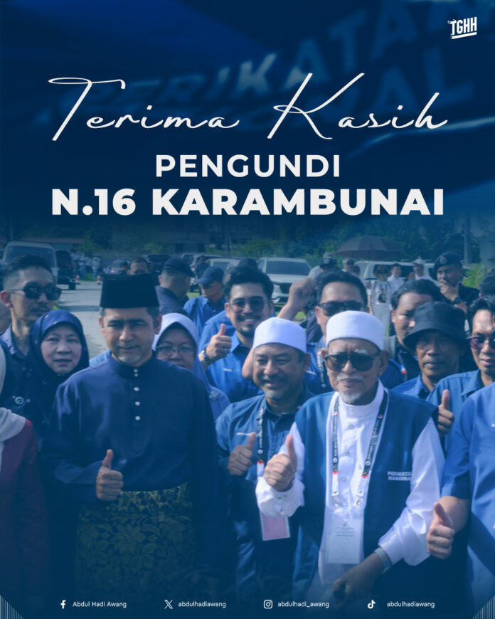 TERIMA KASIH PENGUNDI N.16 KARAMBUNAI 2