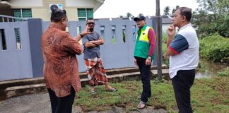 Air bertakung kerana sistem perparitan gagal berfungsi