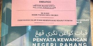 Laporan Audit: MB cuba nafi status defisit kewangan