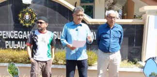 PAS P Pinang lapor SPRM isu tanah zakat MAINPP