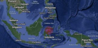 Gempa bumi berskala 5.0 landa Semenanjung Minahassa, Sulawesi