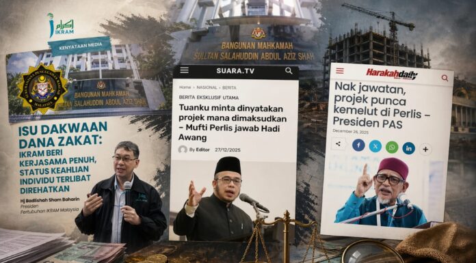 Beza cara menjelaskan isu zakat dengan tuduhan seleweng projek di Perlis