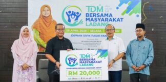 120 asnaf DUN Ladang terima sumbangan TDM