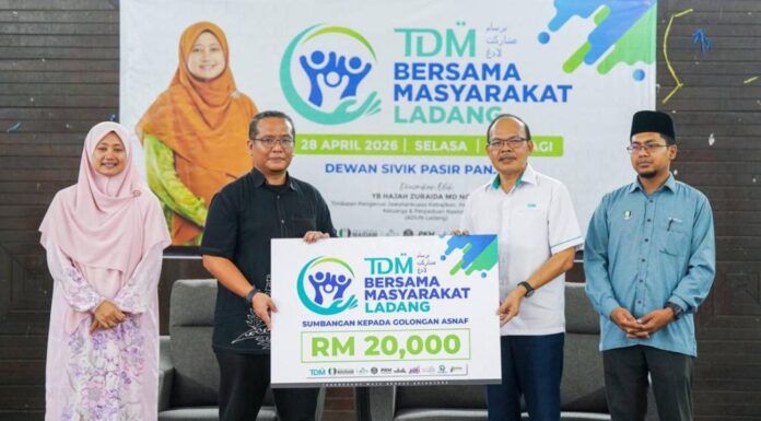 120 asnaf DUN Ladang terima sumbangan TDM