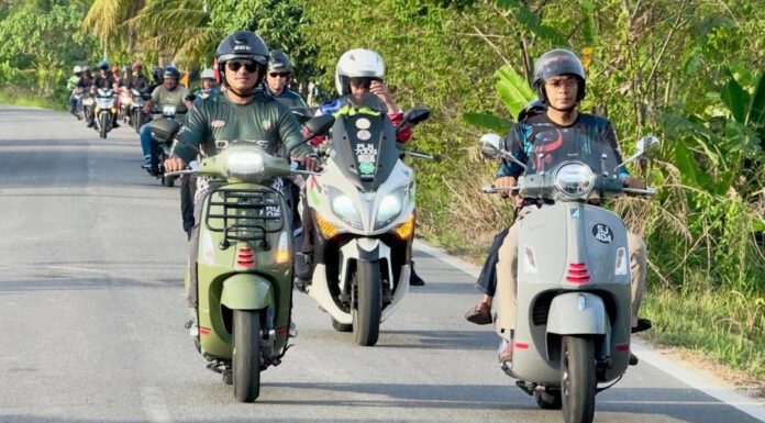 Konvoi motosikal bertukar misi amal bantu asnaf