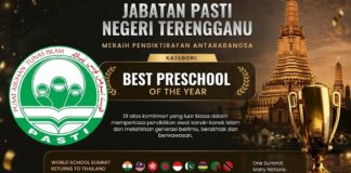 PASTI raih anugerah prasekolah terbaik dunia di Bangkok