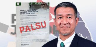 PAS Johor nafi sebar risalah ‘Amanat Presiden’