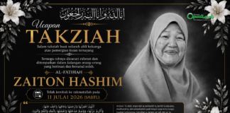 Takziah pemergian Zaiton Hashim akibat kemalangan jalan raya